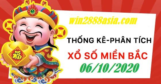 Soi cầu XSMB 6-10-2020 Win2888 Dự đoán Lô Đề Miền Bắc thứ 3
