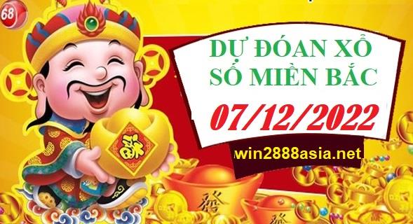 Soi cầu XSMB 07-12-2022 Win2888 Chốt số Bạch Thủ Miền Bắc thứ 4