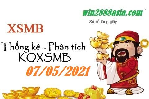 Soi cầu XSMB 7-5-2021 Win2888 Dự đoán KQXS Miền Bắc thứ 6