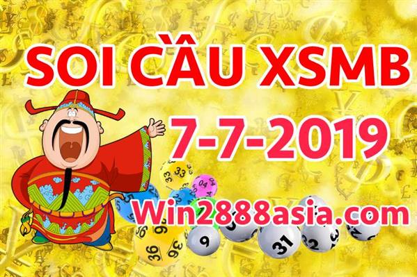 Soi cầu XSMB 7-7-2019 Win2888 Dự đoán lô đề kép miền bắc VIP