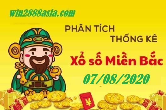 Soi cầu XSMB 7-8-2020 Win2888 Chốt số Dàn Đề Miền Bắc thứ 6