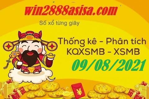 Soi cầu XSMB 9-8-2021 Win2888 Dự đoán Cầu Đề Miền Bắc thứ 2
