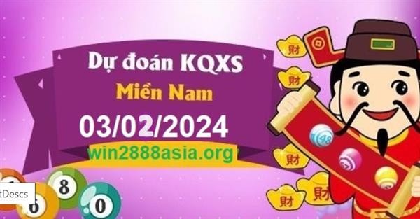 Soi cầu XSMN Win2888 03-02-2024 Chốt số Cầu Đề Miền Nam thứ 7