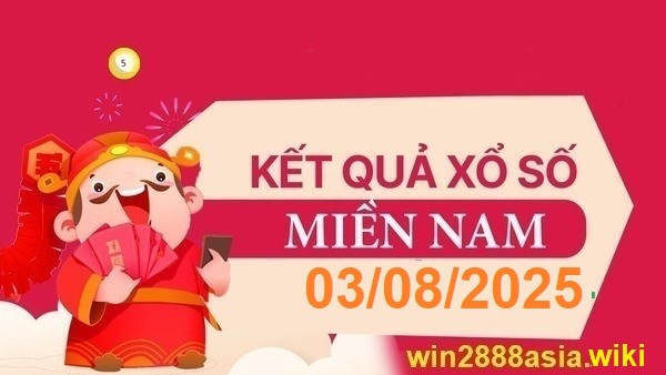 Soi cầu XSMN Win2888 03-08-2025 Chốt số Cầu Lô Miền Nam chủ nhật