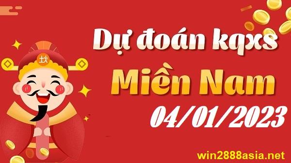 Soi cầu XSMN Win2888 04-01-2023 Dự đoán cầu lô miền nam thứ 4