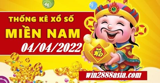 Soi cầu XSMN 04-04-2022 Win2888 Chốt số Xổ Số Miền Nam thứ 2