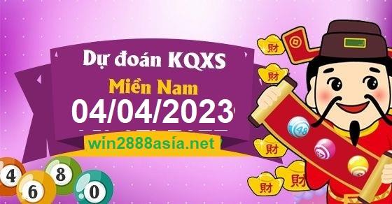 Soi cầu XSMN 04-04-2023 Win2888 Dự đoán xổ số miền Nam thứ 3