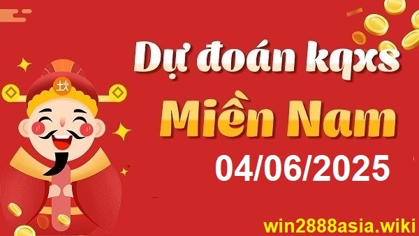 Soi cầu XSMN 04-06-2025 Win2888 Dự đoán lô đề miền nam thứ 4