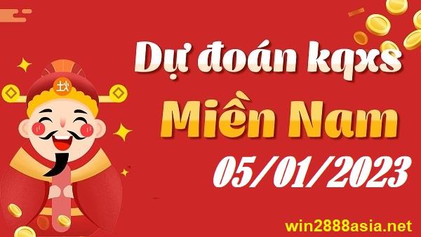Soi cầu XSMN 05-01-2023 Win2888 Chốt số lô đề miền nam thứ 5