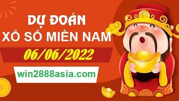 Soi cầu XSMN Win2888 06-06-2022 Dự đoán xổ số miền nam thứ 2