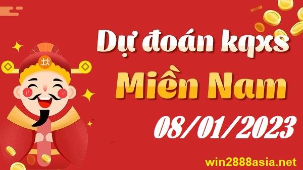 Soi cầu XSMN Win2888 08-01-2023 Dự đoán xổ số miền nam chủ nhật