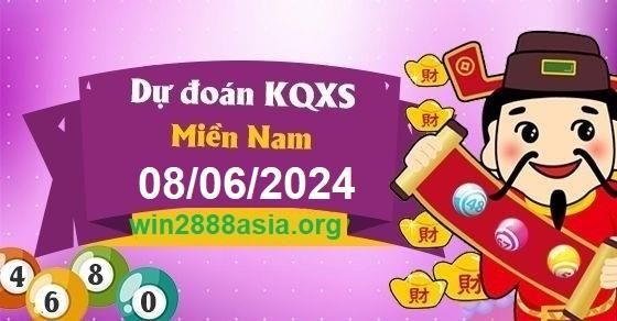 Soi cầu XSMN Win2888 08-06-2024 Dự đoán xổ số miền nam thứ 7