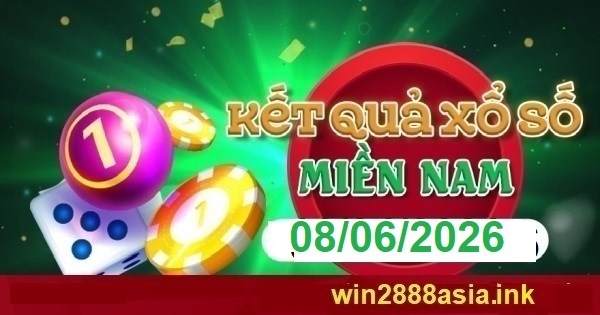 Soi cầu XSMN 08-06-2026 Win2888 Dự đoán cầu lô miền nam thứ 2