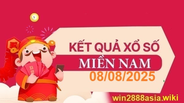 Soi cầu XSMN Win2888 08-08-2025 Dự đoán xổ số miền nam thứ 6