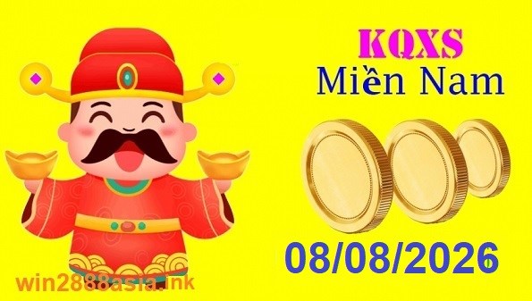 Soi cầu XSMN 08-08-2026 Win2888 Dự đoán Xổ Số Miền Nam thứ 7