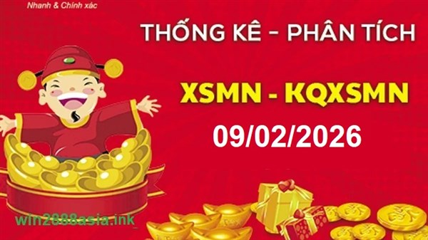 Soi cầu XSMN 09-02-2026 Win2888 Dự đoán Xổ Sô miền Nam VIP