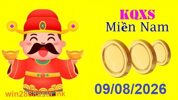 Soi cầu XSMN Win2888 09-08-2026 Dự đoán xổ số miền nam chủ nhật