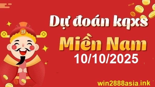 Soi cầu XSMN Win2888 10-10-2025 Dự đoán xổ số miền nam thứ 6