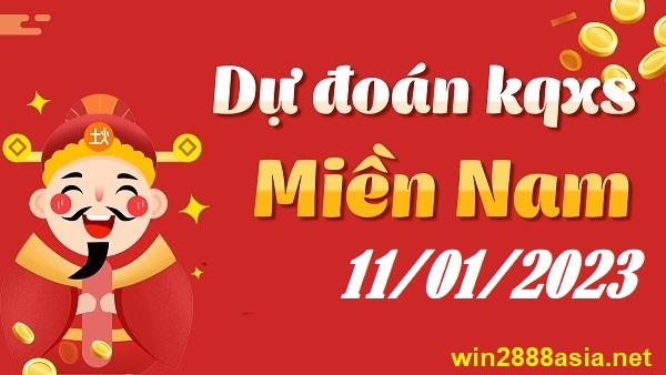 Soi cầu XSMN Win2888 11-01-2023 Dự đoán xổ số miền nam thứ 4