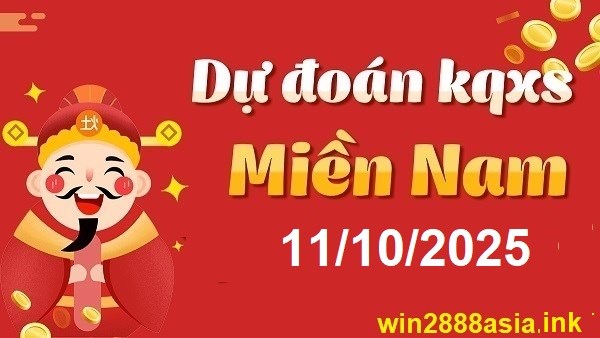 Soi cầu XSMN Win2888 11-10-2025 Chốt số lô đề miền nam thứ 7