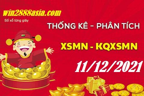 Soi cầu XSMN 11-12-2021 Win2888 Chốt số Lô Đề Miền Nam Thứ 7