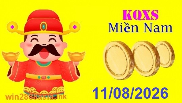 Soi cầu XSMN 11-08-2026 Win2888 Chốt số Lô Đề Miền Nam thứ 3