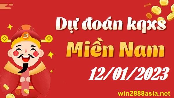 Soi cầu XSMN Win2888 12-01-2023 Dự đoán xổ số miền nam thứ 5