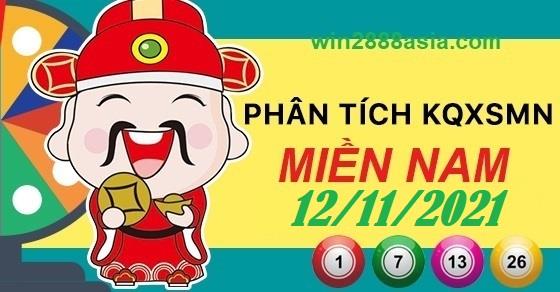 Soi cầu XSMN 12-11-2021 Win2888 Dự đoán Lô Đề Miền Nam thứ 6