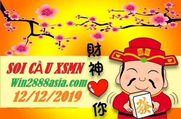 Soi cầu XSMN 12-12-2019 Win2888 Dự đoán Xổ Số Miền nam thứ 5