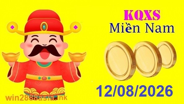 Soi cầu XSMN 12-08-2026 Win2888 Dự đoán cầu lô miền nam thứ 4