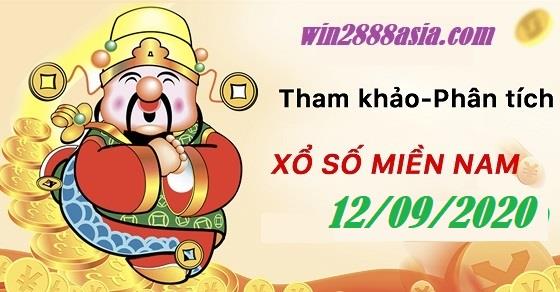 Soi cầu XSMN 12-9-2020 Win2888 Chốt số Cầu Lô Miền Nam thứ 7
