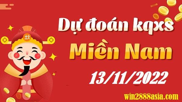 Soi cầu XSMN Win2888 13-11-2022 Chốt số xổ số miền nam chủ nhật