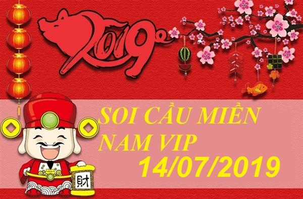 Soi cầu XSMN 14-7-2019 Win2888 Chốt số cầu lô miền nam chủ nhật