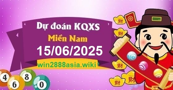 Soi cầu XSMN Win2888 15-06-2025 Dự đoán kqxsmn vip chủ nhật