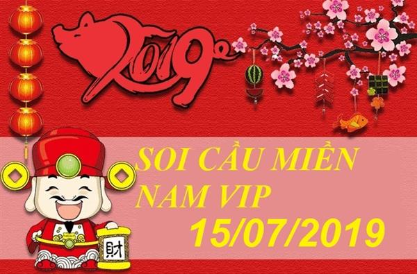 Soi cầu XSMN 15-7-2019 Win288 Chốt số lô đề miền nam thứ 2