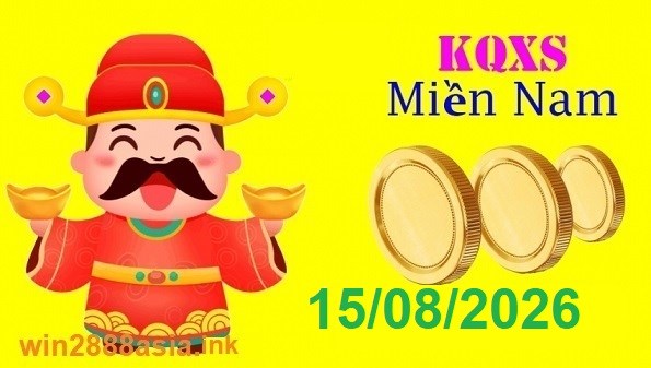 Soi cầu XSMN Win2888 15-08-2026 Chốt số Xổ Số Miền Nam thứ 7