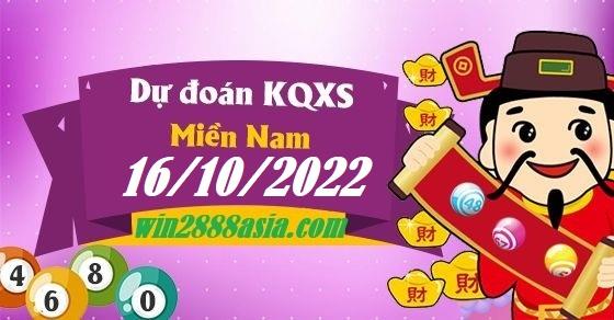 Soi cầu XSMN 16-10-2022 Win2888 Chốt số Xỉu Chủ Miền Nam chủ nhật