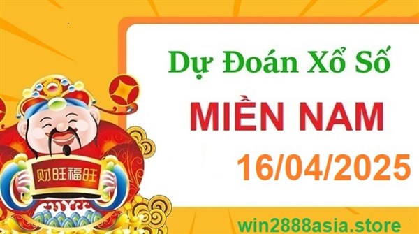 Soi cầu XSMN 16-04-2025 Win2888 Dự đoán lô đề miền nam thứ 4