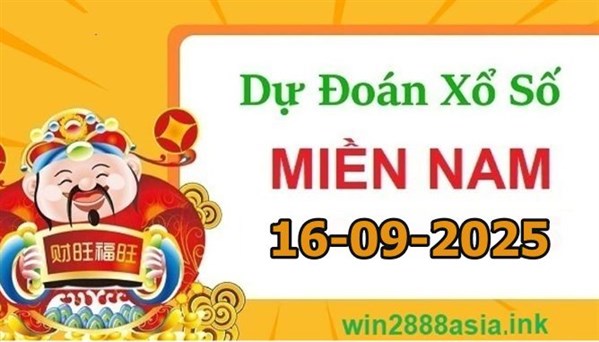 Soi cầu XSMN Win2888 16-09-2025 Dự đoán cầu lô miền nam thứ 3