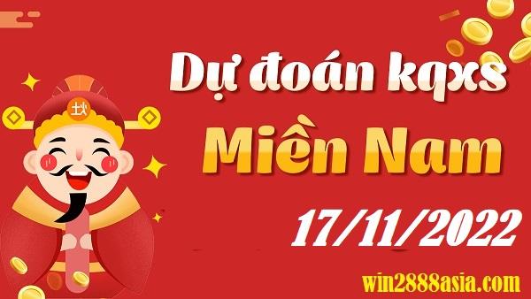 Soi cầu XSMN Win2888 17-11-2022 Dự đoán xổ số miền nam thứ 5