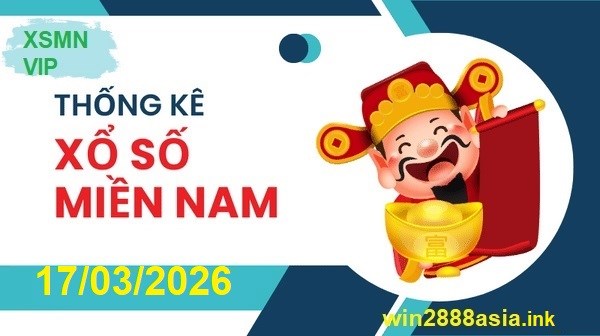 Soi cầu XSMN 17-03-2026 Win2888 Dự đoán Cầu Lô Miền Nam thứ 3