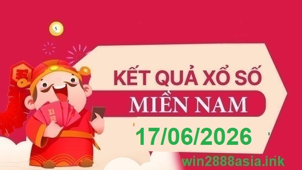 Soi cầu XSMN 17-06-2026 Win2888 Dự đoán cầu lô miền nam thứ 4