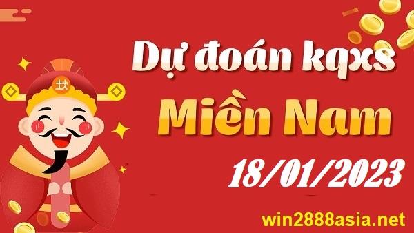 Soi cầu XSMN Win2888 18-01-2023 Dự đoán xổ số miền nam thứ 4