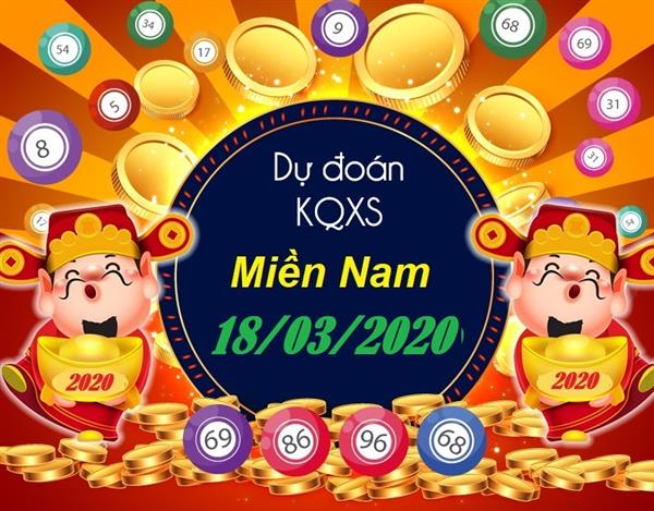 Soi cầu XSMN 18-3-2020 Win2888 Chốt số Dàn Đề Miền Nam thứ 4