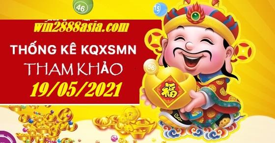 Soi cầu XSMN 19-5-2021 Win2888 Dự đoán Dàn Đề Miền Nam thứ 4