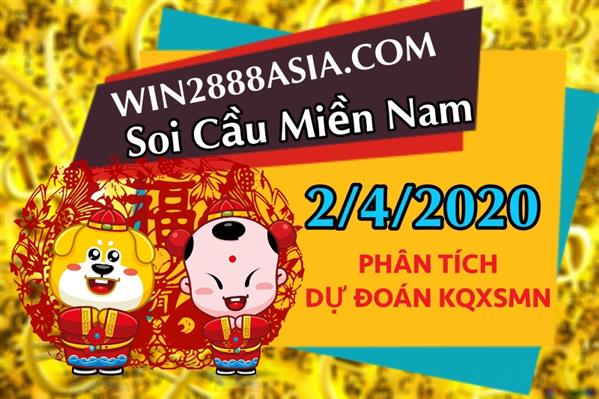 Soi cầu XSMN 2-4-2020 Dự Đoán Kết Quả Xổ Số Miền Nam Chuẩn Xác Thứ 5