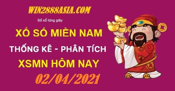 Soi cầu XSMN 2-4-2021 Win2888 Chốt số Cầu Lô Miền Nam thứ 6