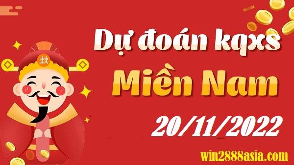 Soi cầu XSMN Win2888 20-11-2022 Dự đoán xổ số miền nam chủ nhật