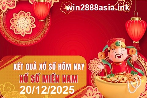 Soi cầu XSMN Win2888 20-12-2025 Chốt số Cầu Đề Miền Nam thứ 7