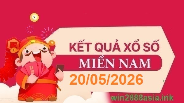 Soi cầu XSMN 20-05-2026 Win2888 Dự đoán cầu lô miền nam thứ 4